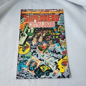 Vintage 1976 Superhero Catalogue Games Books Toys Puzzles Comic Book VG B&B OG